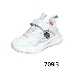 ZAPATILLA NIÑA 709I3 VADY BEIGE/ROSADO