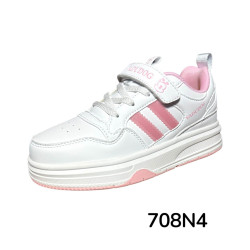 ZAPATILLA NIÑA 708N4 VADY  BLANCO/ROSADO