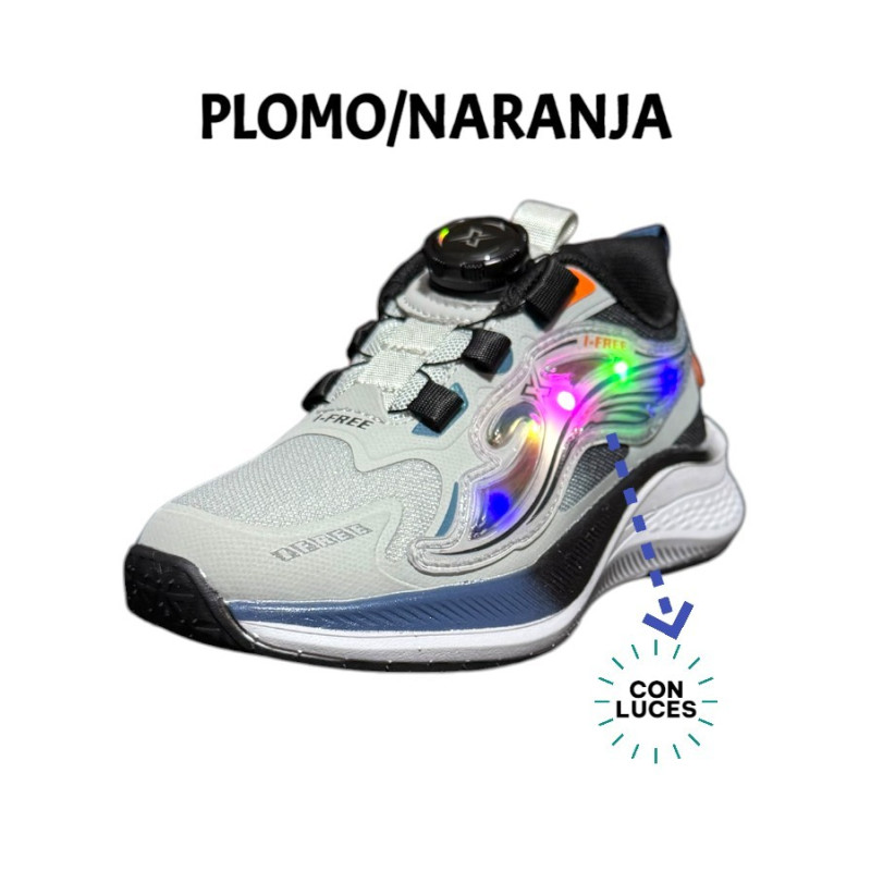 ZAPATILLA NIÑO IF2517 REGULADOR LUCES I-