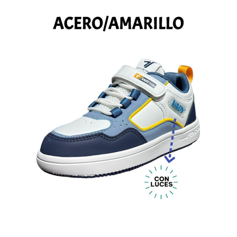 ZAPATILLA NIÑO 501 PEGA LUCES VADY