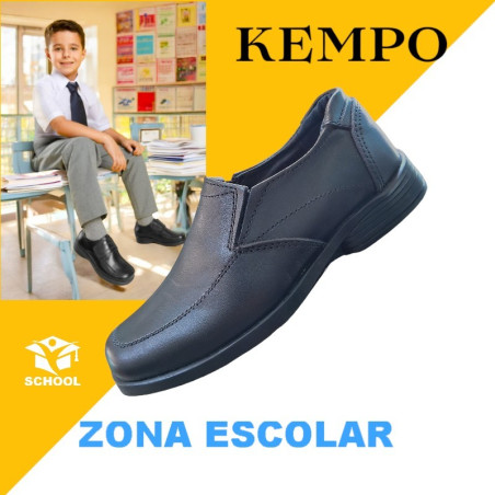 ZAPATO ESCOLAR MOCASIN COSIDO KEMPO