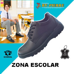 ZAPATO ESCOLAR PASADOR MD B-10 BY PIERRE