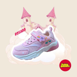 ZAPATILLA NIÑA PEGA LUCES 281-5843 BG