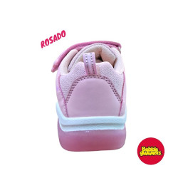 ZAPATILLA NIÑA PEGA LUCES 281-5843 BG