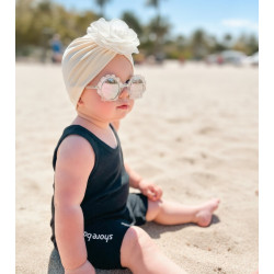 TURBANTE DE NIÑA+ LENTES