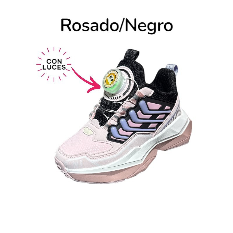 ZAPATILLA NIÑA LUCES REGULADOR AF508 AIR