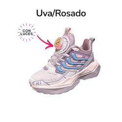 ZAPATILLA NIÑA LUCES REGULADOR AF508 AIR