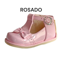 ZAPATO CHAROL NIÑA MOÑO ANDREA GARLEY