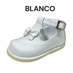 ZAPATO PIBE NIÑA CHAROL CORBATA AMIGUITO